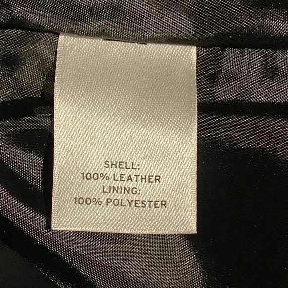 Halogen Black Leather Skirt, size 10 - Picture 5 of 8